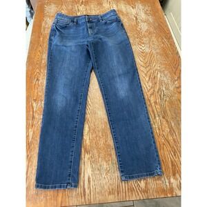 Dressbarn Denim Jeans‎ Comfort Stretch Dark Wash Everyday Wear Size 8